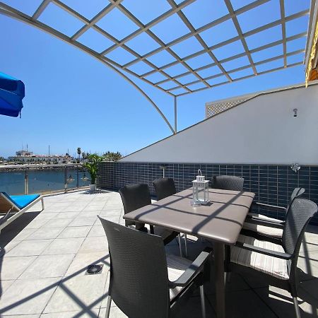 Billy'S Beachfront Apartment With Pool Access Пуэрто-де-Моган Экстерьер фото